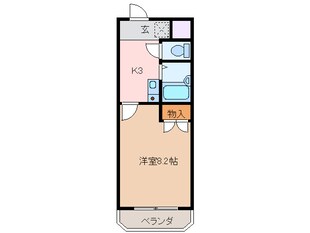 津新町駅 徒歩18分 1階の物件間取画像